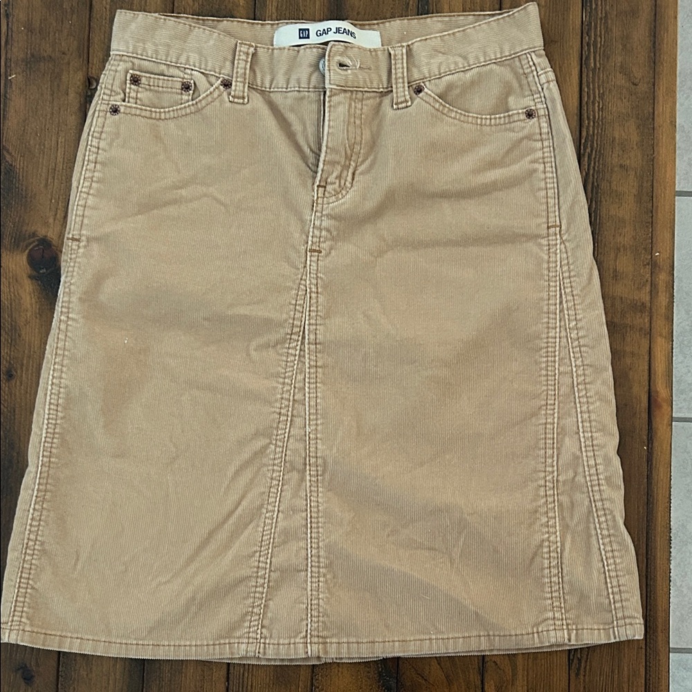 Vintage GAP Women's corduroy A-Line Skirt